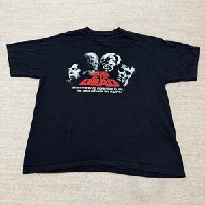Vintage Y2K Dawn of the Dead T-shirt George Romero Horror Movie Promo Men's L
